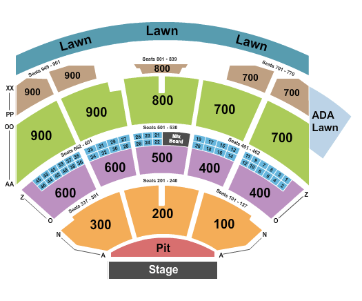 Riverbend Music Center Riverbend Music Center Seating Chart